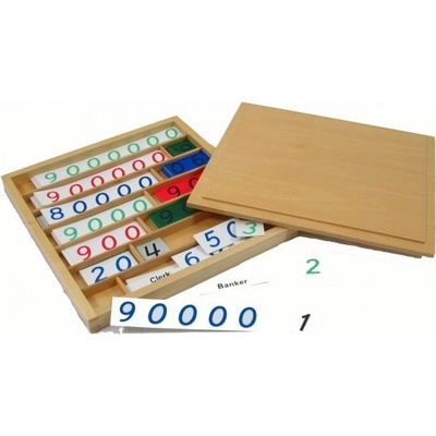 Montessori Čísla k bance – Zboží Dáma