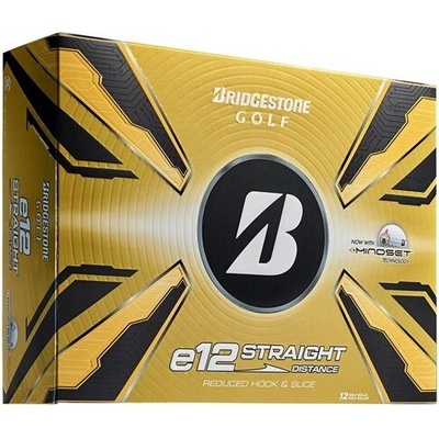 Bridgestone Golf e12 Straight bílé 12 ks