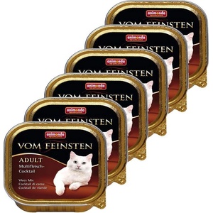 Animonda Vom Feinsten Adult Cats - многокомпонентен месен коктейл 6 x 100г