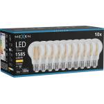 Mexen Vintis 10x LED нажежаема жичка крушка E27, A60, 12W, Топла - 2700K, 1585 lm, прозрачна (L150-E27-1227-00x10)