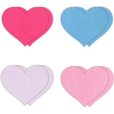 NS Novelties Pretty Pasties Heart II Assorted 4 Pairs