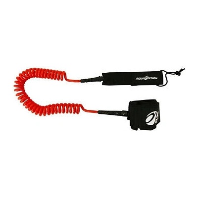 leash AQUADESIGN kroucená oranžový
