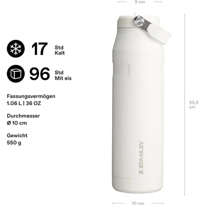 Stanley IceFlow Bottle Flip Straw 1100 ml Frost