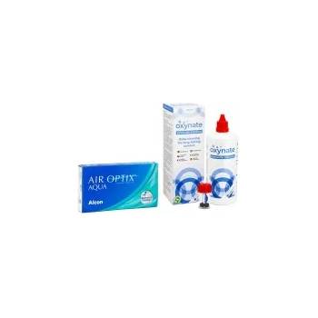 Image 1 of Alcon Air Optix Aqua (6 лещи) + Oxynate Peroxide 380 ml с кутийка