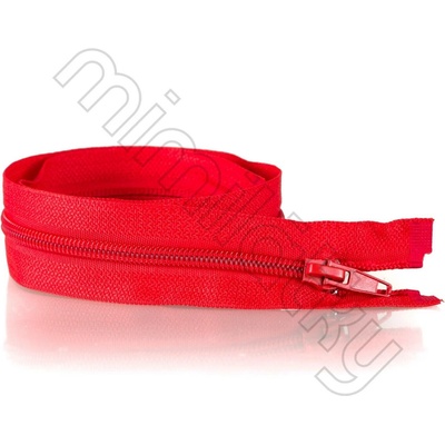 Zip spirálový dělitelný 50cm šíře 5mm červený