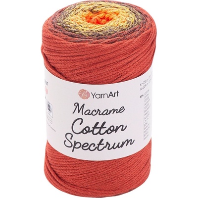 YARNART Macrame Cotton Spectrum 225 m 1303 Orange Yellow юта (Macrame Cotton Spectrum 1303)