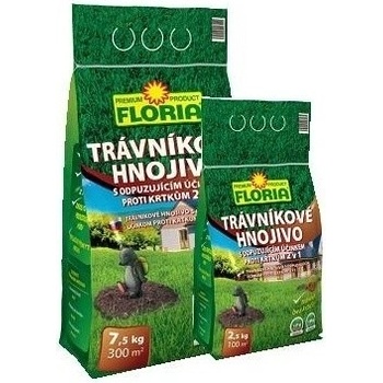 Agro FLORIA Trávníkové hnojivo s odpuzujícím účinkem proti krtkům 7,5kg