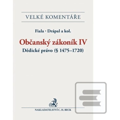 Občanský zákoník IV. Dědické právo