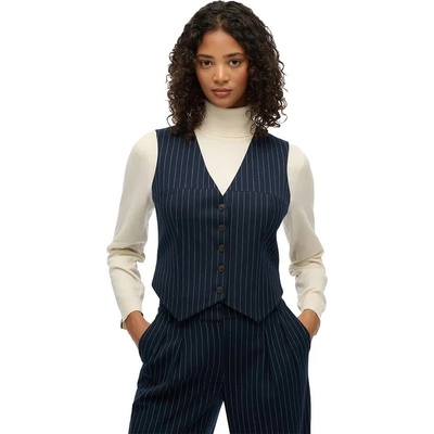 SUPERDRY Елек Superdry Pinstripe waistcoat - Blue (Navy Pinstripe)