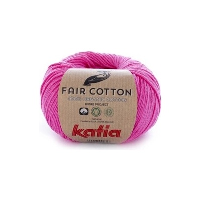 FAIR COTTON Katia Farby FAIR COTTON: 33 ružová - VÝPREDAJ