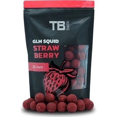 TB Baits Boilie GLM Squid Strawberry 24MM 250G