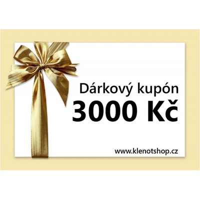 Šperky Jan Kos Dárkový poukaz v hodnotě 3000 Kč – Hledejceny.cz