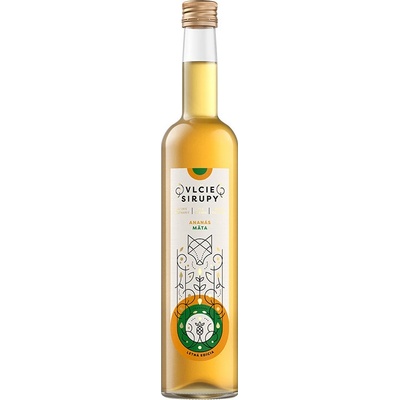 Vlčie Ananás Mäta Vlčí sirup 0,5 l