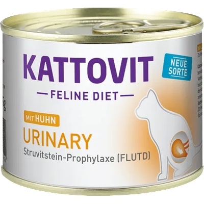 KATTOVIT Urinary - Консервирана храна за котки с проблеми с уринарния тракт, с пилешко 185 гр