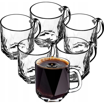 Kadax Sklenice na kávu 6 x 300 ml