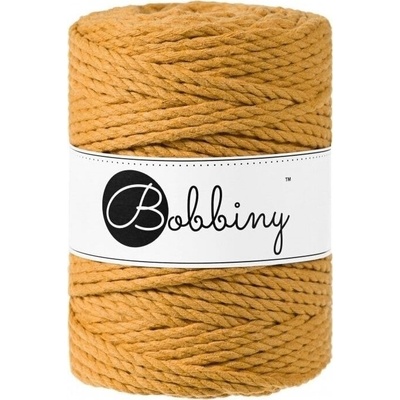 Bobbiny 3PLY Macrame Rope 5 mm 100 m Mustard Špagát