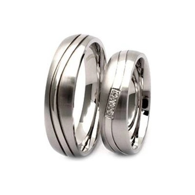 Nubis NSS3011 dámský snubní prsten se zirkonem ocel NSS3011 ZR