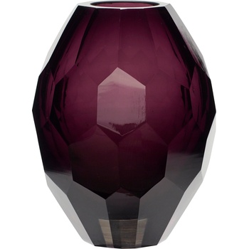 Hübsch Ваза Hübsch с фасети лилава (950504)