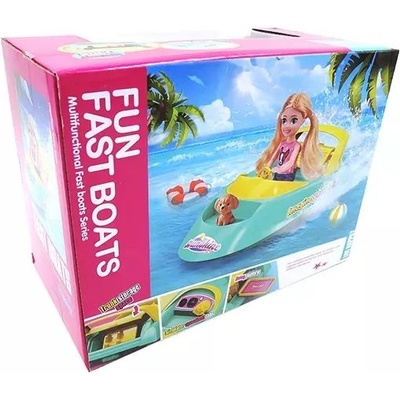 Man Yuk Toys Комплект лодка с кукла - 9 части (9045-8)