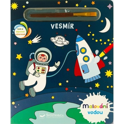 Malování vodou Vesmír