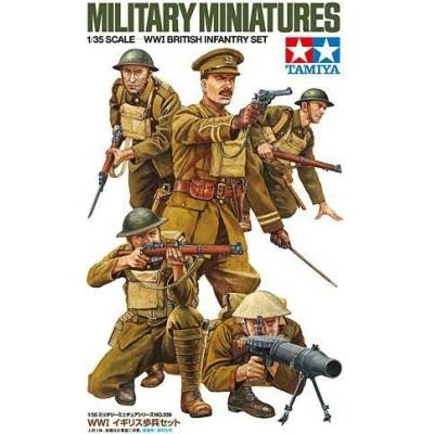 Tamiya Model figurky 35339 WWI British Infantry Set 1:35