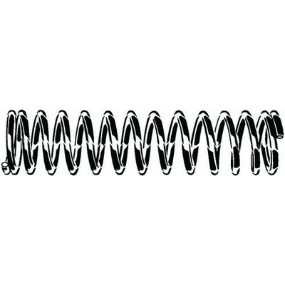 Spirální tlačná pružina DIN 2095 Pružinová ocel Pozinkované 1,5X9,0X40MM