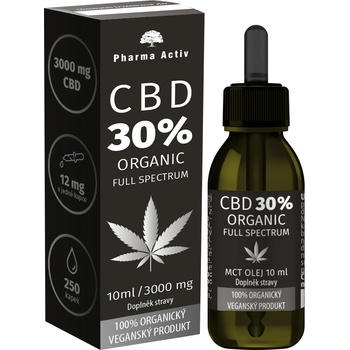 Pharma Activ CBD 30% organic 3000 mg Full Spectrum 10 ml