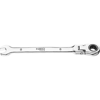 NEO Tools klíč ráčnový 8mm a plochý s kloubem 09-051