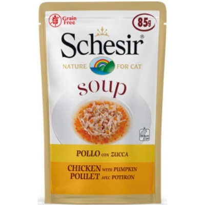 Schesir polievka pre mačky kura a tekvica 85 g