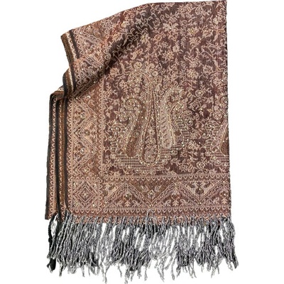 Top textil šála s bohatým vzorováním