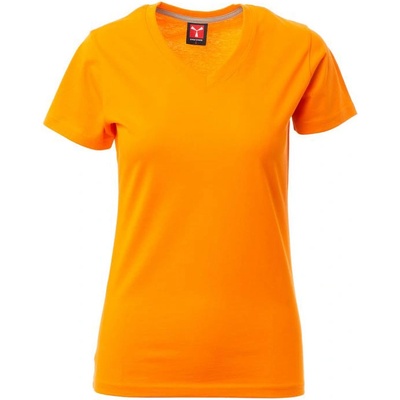 PAYPER v-neck lady 000951-0026 / Дамска тениска с къс ръкав, с v-образно деколте - оранжева xs (000951002602000xs)