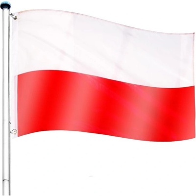 Tuin 60938 Vlajkový stožár vč. vlajky Polsko 6,50 m