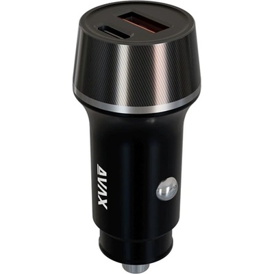 AVAX cc304b carly 38w usb-c (pd3.0)+usb-a (qc) зарядно за кола (avax cc304b)