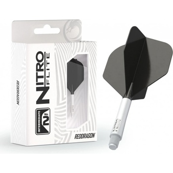 Red Dragon Nitro Flite - No2 - white & black - midi