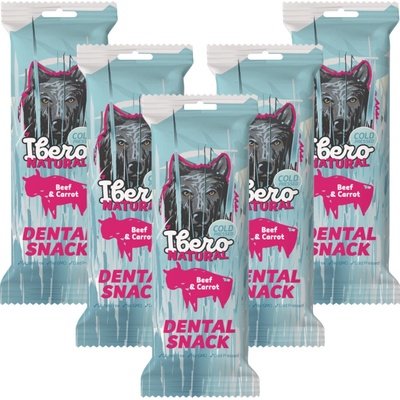 Ibero Dental Snack Beef Carrot S/M 3ks 5 x 70 g