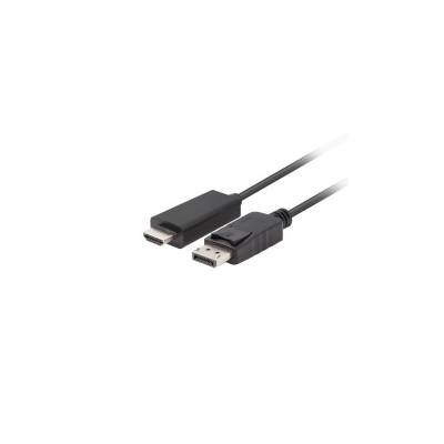 Кабел/преходник Lanberg display port (M) V1.1 -> HDMI (M) cable 1.8m (CA-DPHD-11CC-0018-BK)