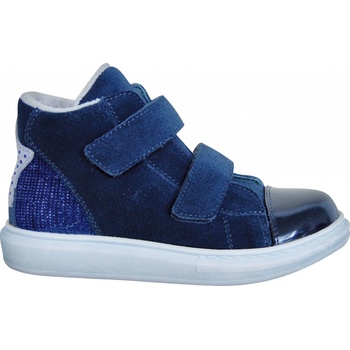 Protetika detské topánky Velvet Navy Modrá