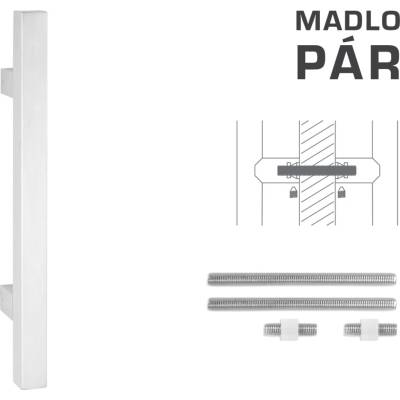 MPkovania FT - MADLO kód K31 25x25 mm UN pár Rozteč madla: 1000 mm, Rozmer profilu madla: 25x25 mm, Dĺžka: 1200 mm