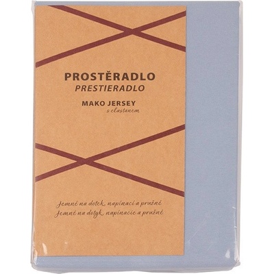 Vesna Luxusní prostěradlo JERSEY EXCELLENT s elastanem denim 140x200