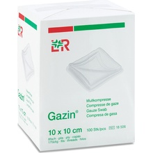 Gazin gáza hydrofilní skládaný kompres 10 x 10cm/100 ks 8vrstvý