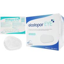 ZARYS lnternational Group elastopor EYE, netkané oční krytí s absorpční vložkou, bílá, sterilní, 50 ks Rozměry: 5,8 cm x 8,3 cm