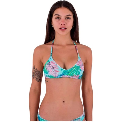 Hurley Java Tropical Adjustable bikini top - Green (Tdpl)