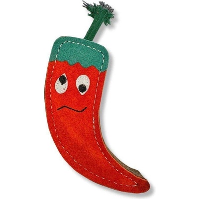 PafDog Red hot chilli paprička z kůže a juty 22 cm