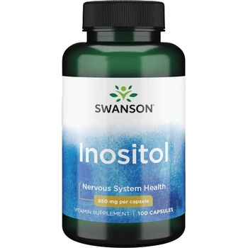 Swanson Inositol 650 mg 100 kapsúl