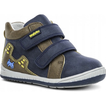 Wojtylko 2T24387 dětské polobotky modro hnědé