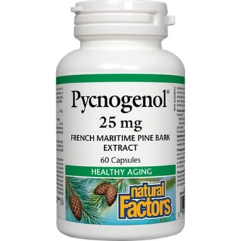 Image 1 of Natural Factors Pycnogenol 25 mg [60 капсули]