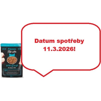 Fitmin Cat For Life Adult Duck 28 x 85 g