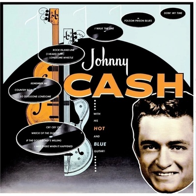 Johnny Cash - With His Hot And Blue Guitar Reissue LP