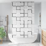 vidaXL Душ ролетна щора 130x240 см Ширина на плата 126 см (4014927)