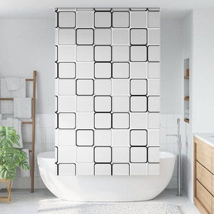 vidaXL Душ ролетна щора 130x240 см Ширина на плата 126 см (4014927)